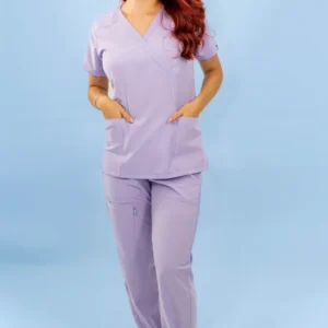 Uniforme Antifluido Stretch Femenino Lila