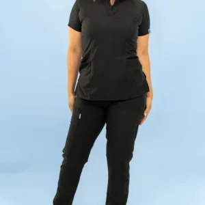 Uniforme Antifluido Stretch Femenino Negro