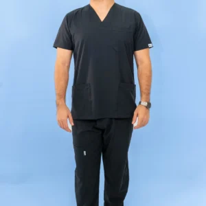 Uniforme Antifluido Stretch Masculino Azul Marino Oscuro