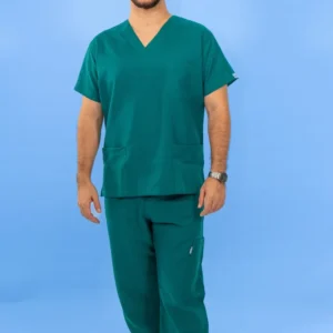Uniforme Lino Unisex Verde Esmeralda
