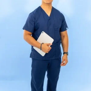 Uniforme Popelina Unisex Azul Marino