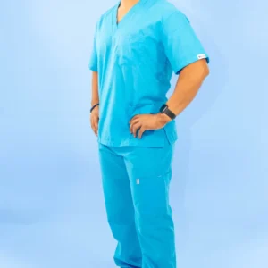 Uniforme Popelina Unisex Turquesa